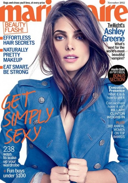 Ashley Greene in Marie Claire