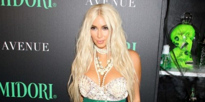 Kim Kardashian Dressed as a Mermaid