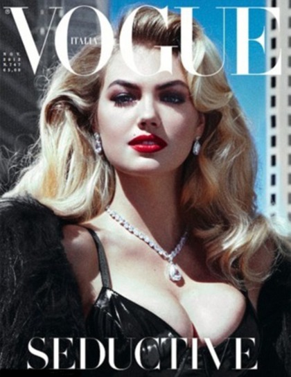Kate Upton covers Vogue Italia's 'seductive' issue: gorgeous or trashy'