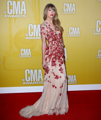 Taylor Swift in a sparkly Jenny Packham gown at the CMAs: pretty or blah?