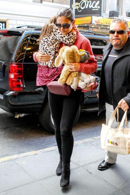 Katie Holmes & Suri's Post-Sandy Saturday at the Music Box Theatre