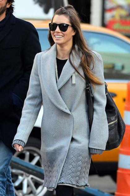 Jessica Biel: Business Chic In NYC