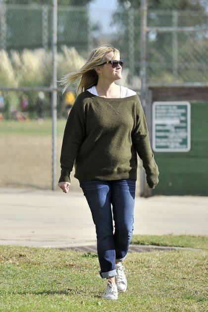 Reese Witherspoon's Soccer Saturday in Brentwood