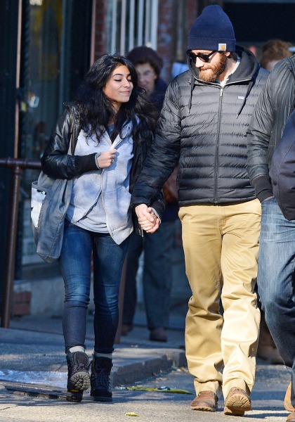 Jake Gyllenhaal holds hands, looks affectionate with a mystery brunette