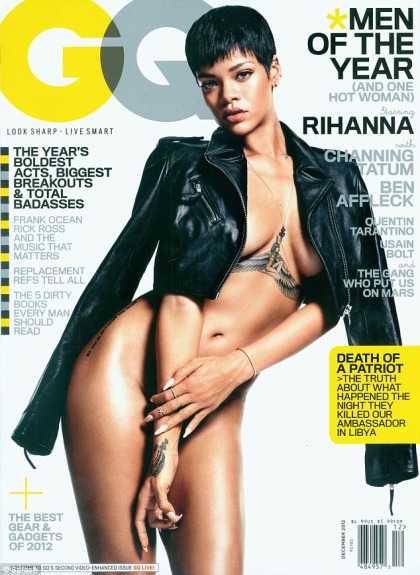 Rihanna goes pantsless for GQ's 'Men of the Year' cover: tacky or sexy'