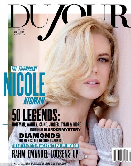 Nicole Kidman covers   DuJour, talks a lot about Tom Cruise & 'my two daughters'