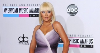 Christina Aguilera at the 40th Annual AMAs