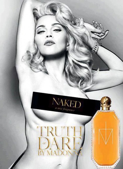 Madonna goes topless for her new perfume ad: is this her real rack?