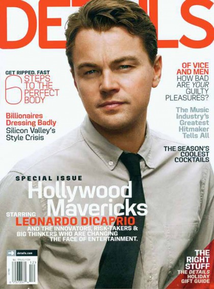 Leonardo DiCaprio's 'intense' face on the cover of Details: handsome or creepy'