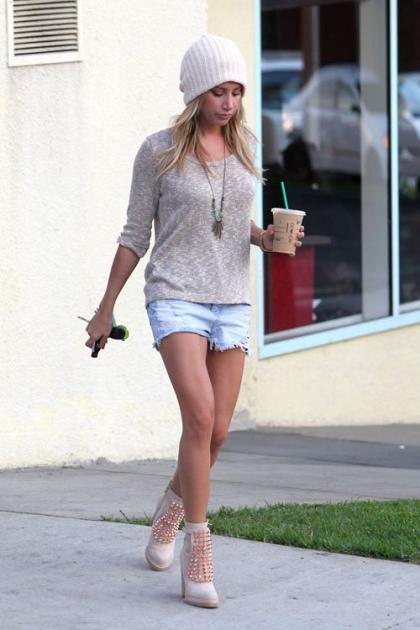 Ashley Tisdale Shows Off Her Hawaiian Tan in Tinseltown