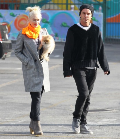 Gwen Stefani & Gavin Rossdale step out together after the nanny butt-touch