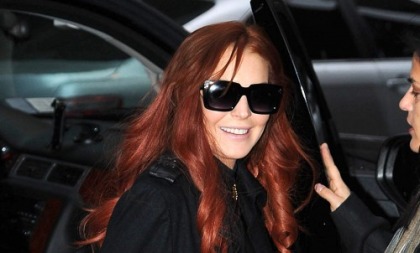 Lindsay Lohan Kicked Her Assistant Out of Her Car Today