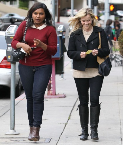 Reese Witherspoon & Mindy Kaling are friends'  When did that happen'