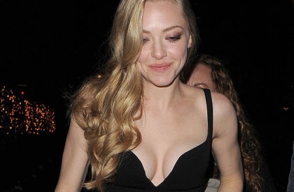 Amanda Seyfried Busts Out Of Her Dress