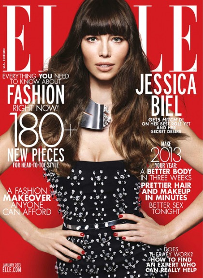 Jessica Biel covers Elle: 'I?ve never been crazy about all-white wedding dresses'