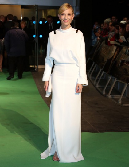 Cate Blanchett in Givenchy at 'The Hobbit' UK premiere: stunning or odd'