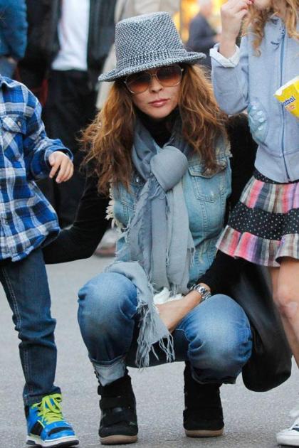 Brooke Burke's Family Day Out at The Grove
