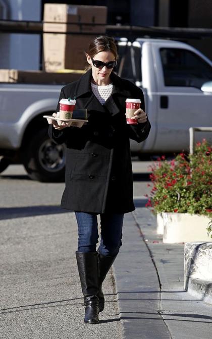 Jennifer Garner's Pre-Apocalyptic Coffee Break