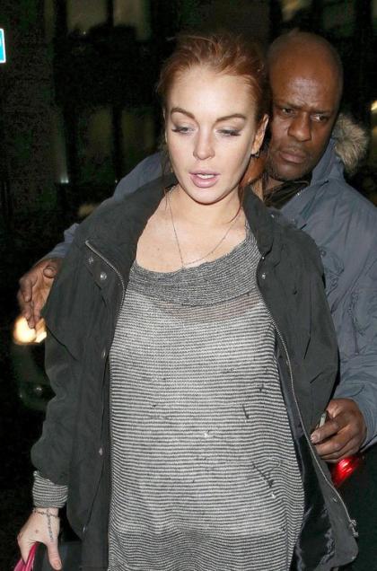Lindsay Lohan's New Year's Eve in London