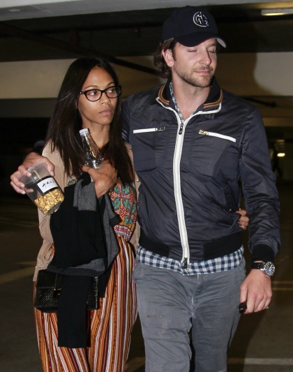 Bradley Cooper & Zoe Saldana allegedly broke up right before the holidays