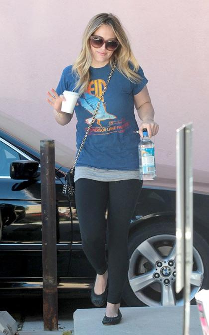 Hilary Duff's Post-Holiday Sweat Session