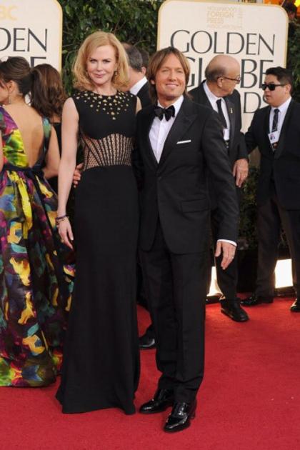 Nicole Kidman & Keith Urban's 70th Annual Golden Globe Awards Affection
