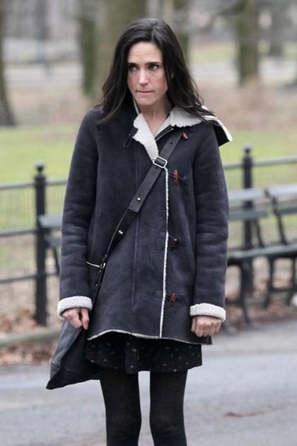 Jennifer Connelly and Colin Farrell Brave Chilly Big Apple Weather on Set of 