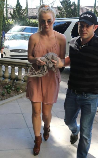 Britney Spears Visits a Friend in Beverly Hills
