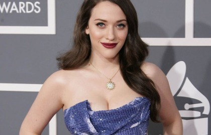 Kat Dennings' Cleavage Rock The Grammy Awards