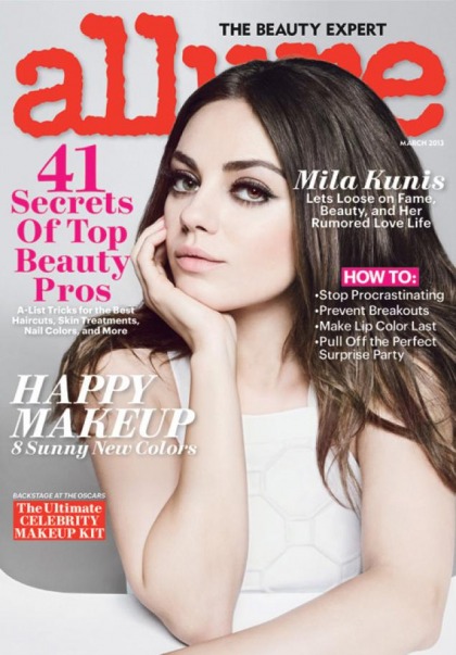 Mila Kunis covers Allure, refuses to discuss Ashton Kutcher: annoying or fine?