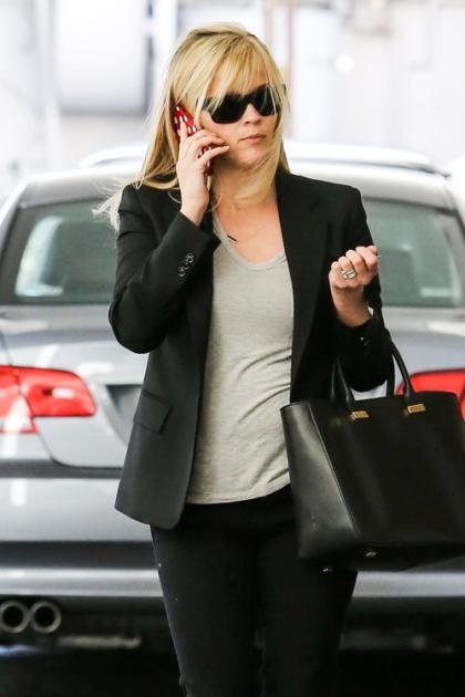 Reese Witherspoon Walks and Talks in Beverly Hills
