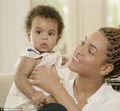 Beyonce shows Blue Ivy's face for the first time in a year in her documentary