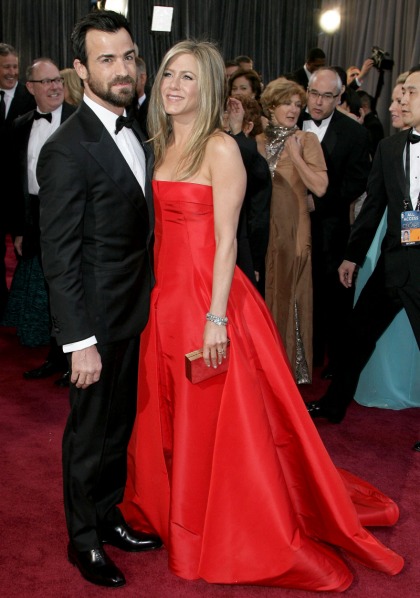 Jennifer Aniston in red Valentino at the Oscars: dated, boring or lovely?