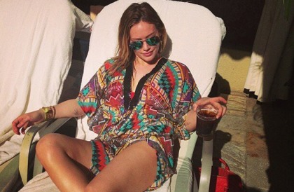 Hilary Duff's Works It In The Sun