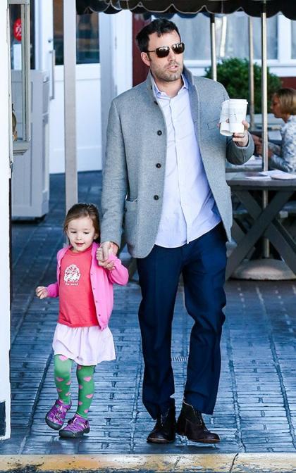 Ben Affleck Takes Seraphina to Brentwood Country Market 