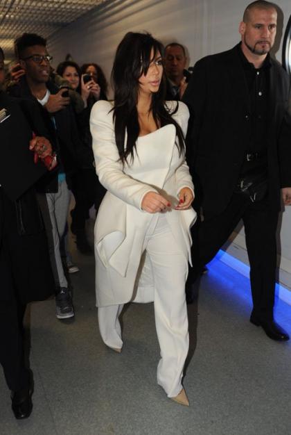 Kim Kardashian Touches Down for Paris Fashion Week