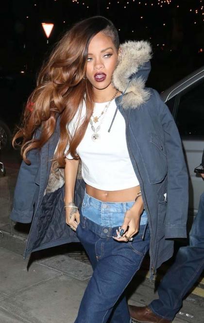 Rihanna Celebrates Clothing Launch in London