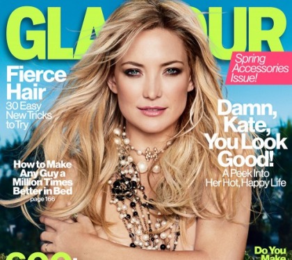 Kate Hudson Goes Topless for Glamour