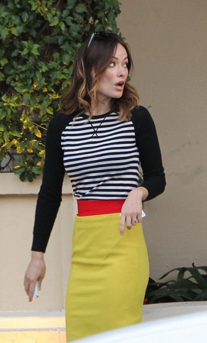 Olivia Wilde's Colorful Commercial Shoot in Hollywood