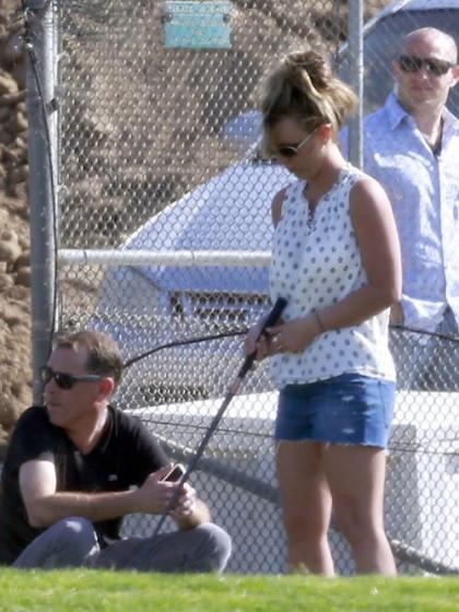 Britney Spears and David Lucado Drive On