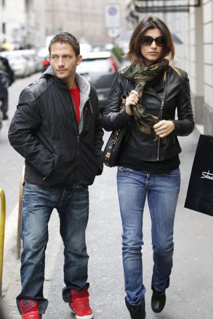 Elisabetta Canalis Takes Her New Man Shopping