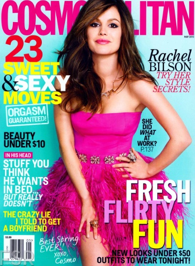 Rachel Bilson Fantastic Cover for Cosmopolitan May 2013