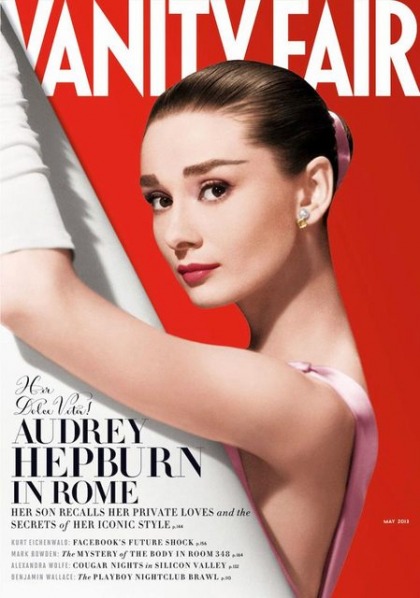 Audrey Hepburn covers Vanity Fair's May issue, she didn't think she was beautiful