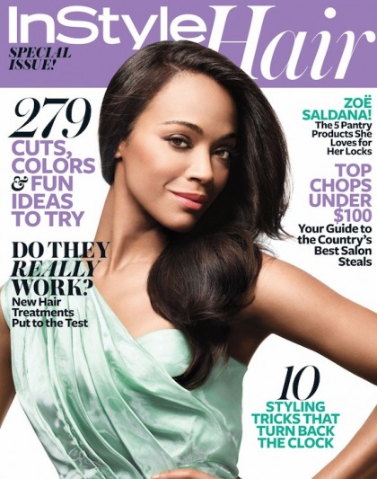 Zoe Saldana: 'It's been eight months since my last straightening treatment?'