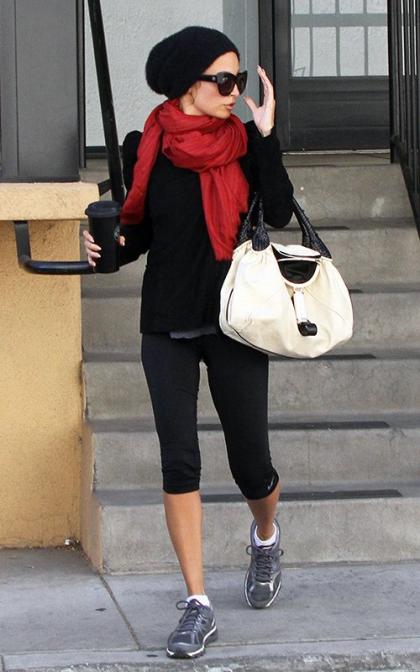 Nicole Richie Hits the Gym After St. Barts Vacay