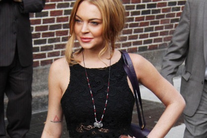 Lindsay Lohan Does Letterman