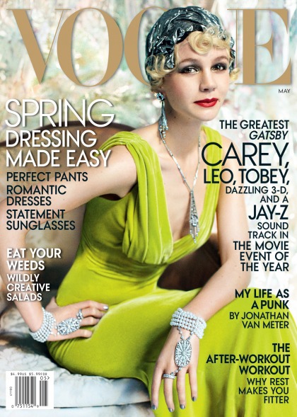 Carey Mulligan poses as Gatsby's Daisy Buchanan for Vogue: gorgeous or weird'