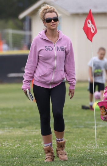Britney Spears Fantastic Ass At Soccer Game