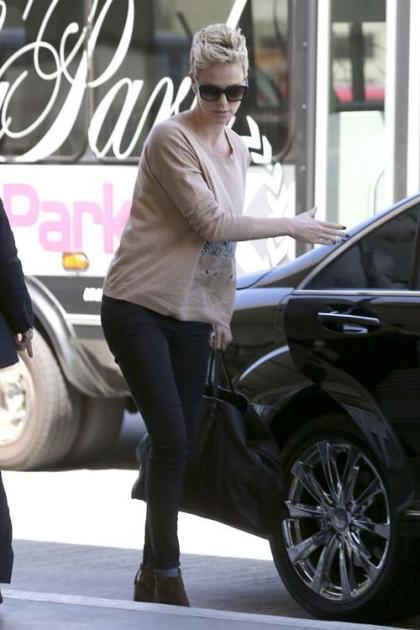 Charlize Theron Jets Out of LAX