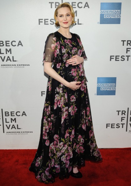Evan Rachel Wood v. Busy Phillips: who looked cuter in maternity-wear at Tribeca?
